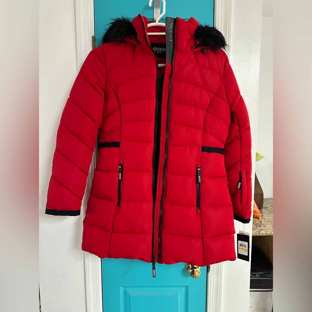 GUESS Winter coat - red - medium